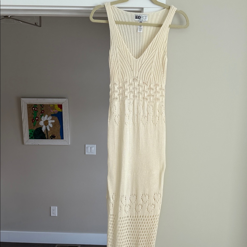 Beach Riot Cream Knit Sleeveless Dress - Picture 4 of 9
